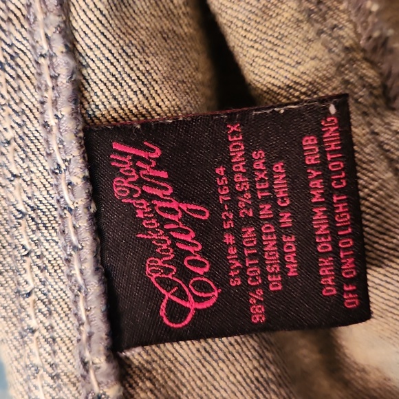 Rock and roll cowgirl denim jacket - Picture 3 of 5